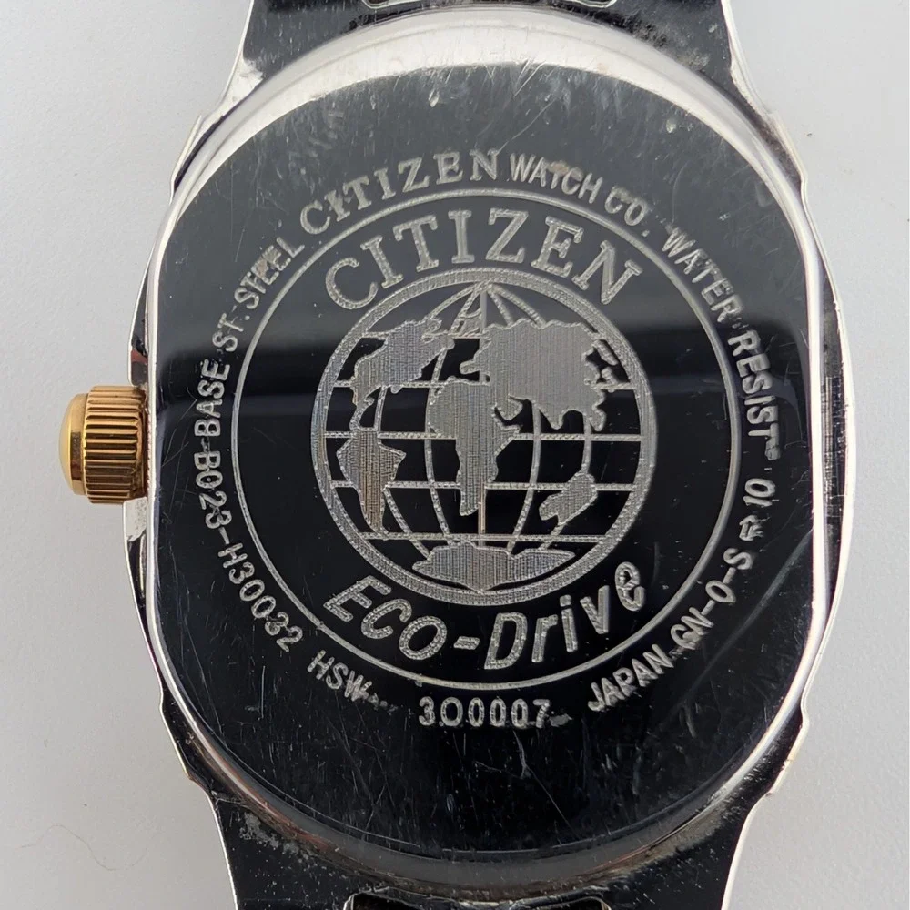 Citizen Eco-Drive B023-H30032 MOP Two-Tone Watch New Capacitor 18mm Small Wrist